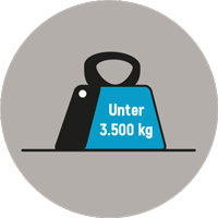 bis 3.500kg