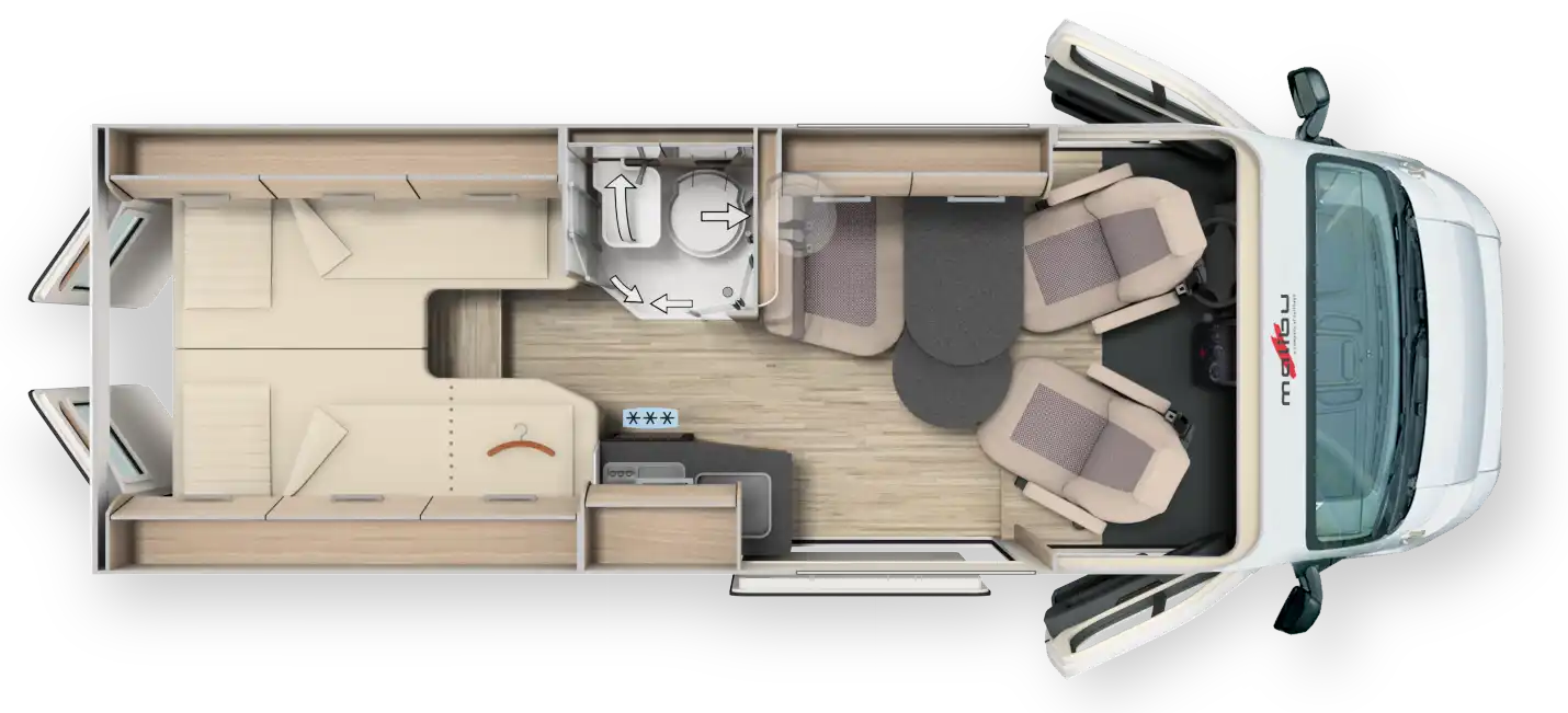 MalibuVan_compact 600 LE_Grundriss
